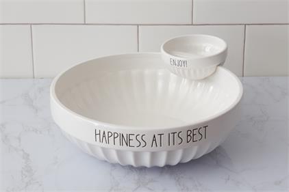 Chip And Dip Bowl - Happiness At Its Best